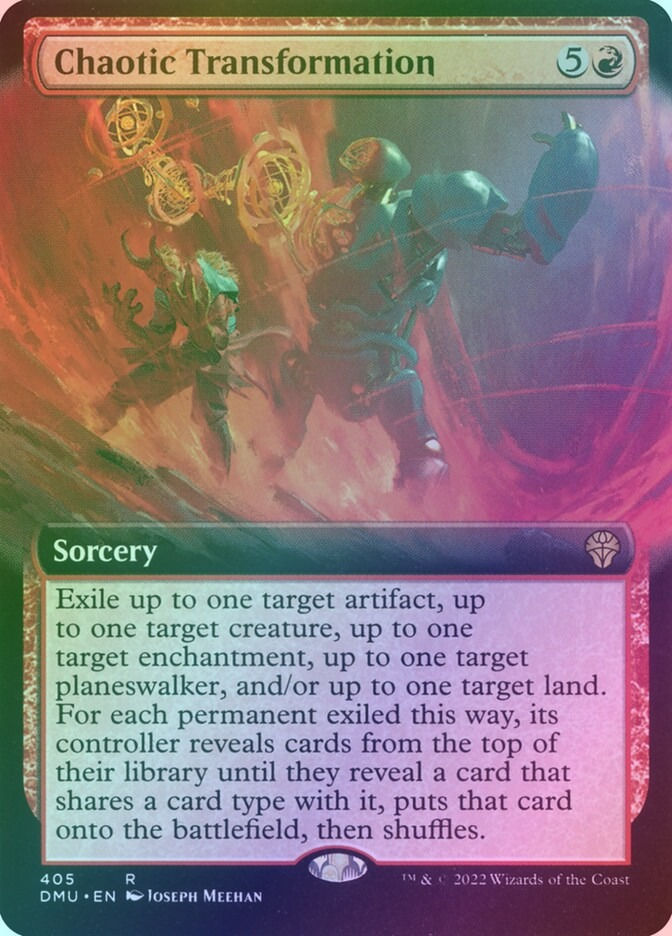 Chaotic Transformation (DMU) (405) / Extended Art / Foil