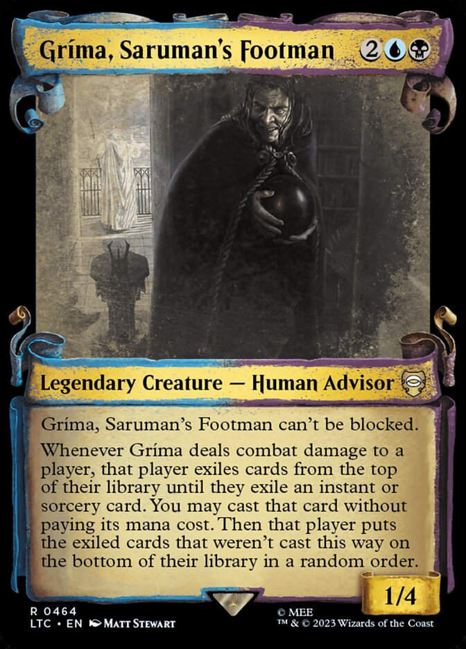Gríma, Saruman's Footman (LTC) (464) / Showcase