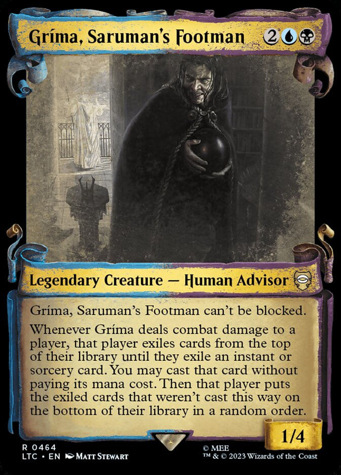 Gríma, Saruman's Footman (LTC) (464) / Showcase