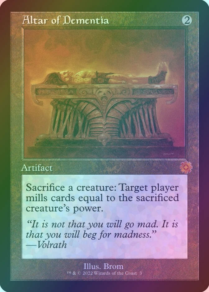 Altar of Dementia (BRR) (3) / Foil