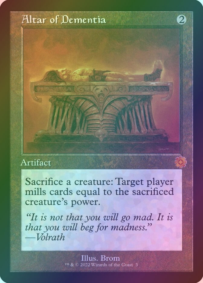 Altar of Dementia (BRR) (3) / Foil