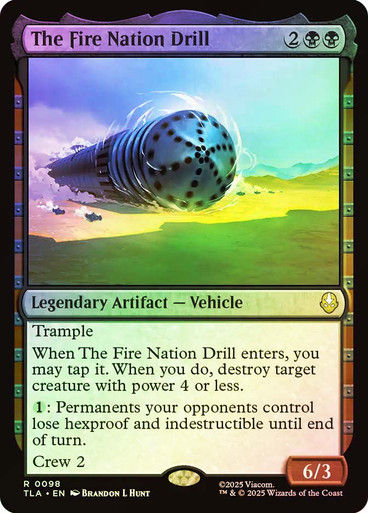The Fire Nation Drill (TLA) (98) / Foil