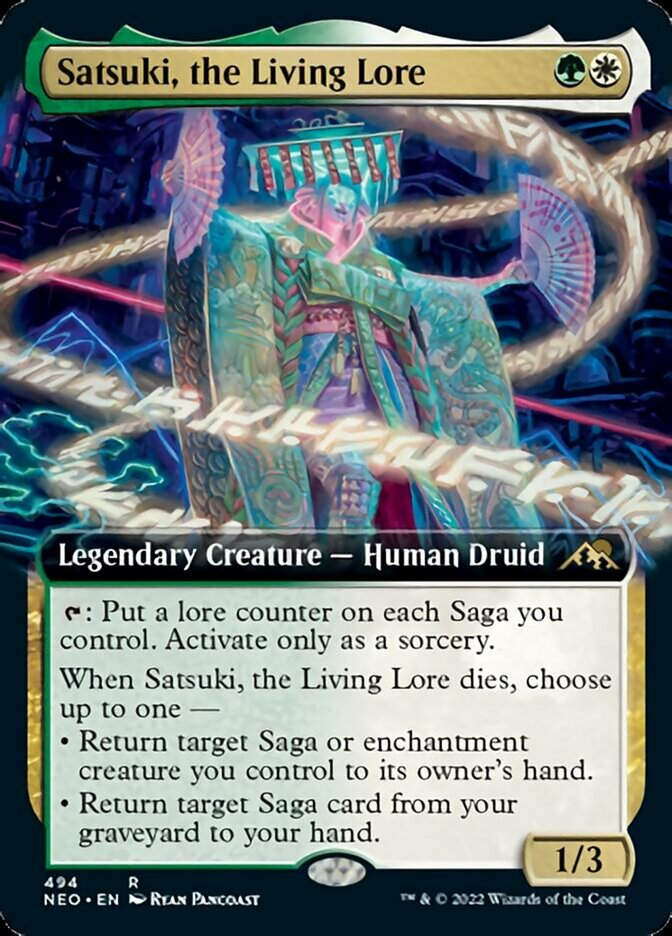 Satsuki, the Living Lore (NEO) / Extended Art