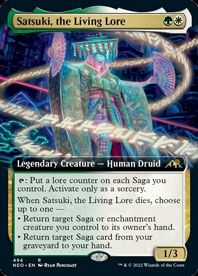Satsuki, the Living Lore (NEO) / Extended Art
