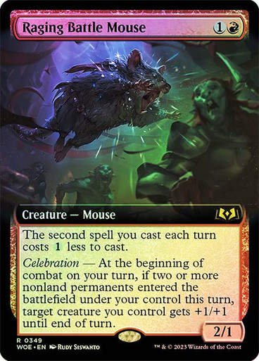 Raging Battle Mouse (woe) / Extended Art Foil
