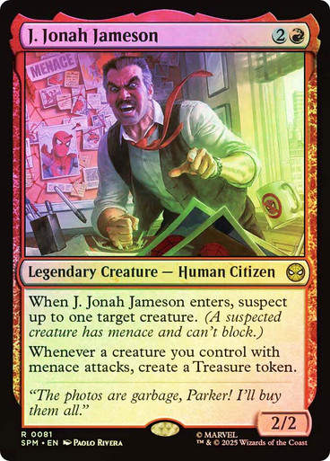 J. Jonah Jameson (SPM) (81) / Foil