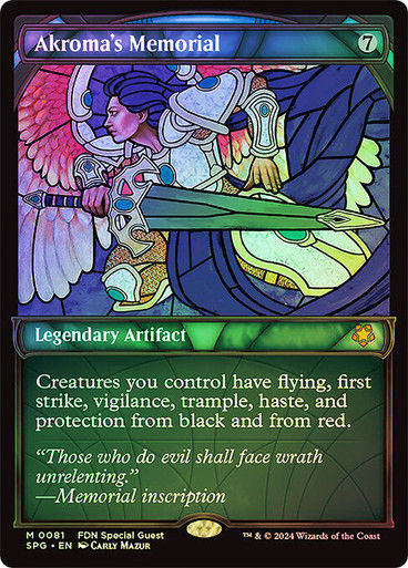 Akroma's Memorial (SPG) (81) / Foil / Showcase