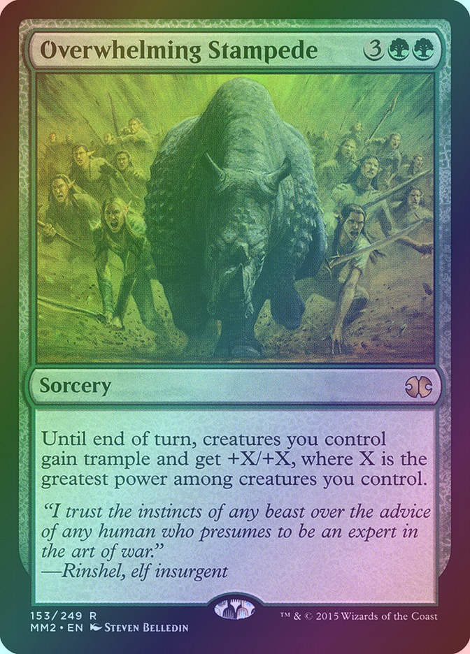 Overwhelming Stampede (MM2) (153) / Foil