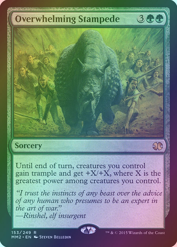 Overwhelming Stampede (MM2) (153) / Foil