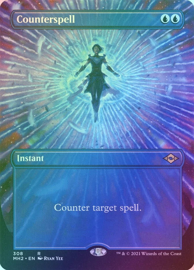 Counterspell (MH2) (308) / Borderless / Foil