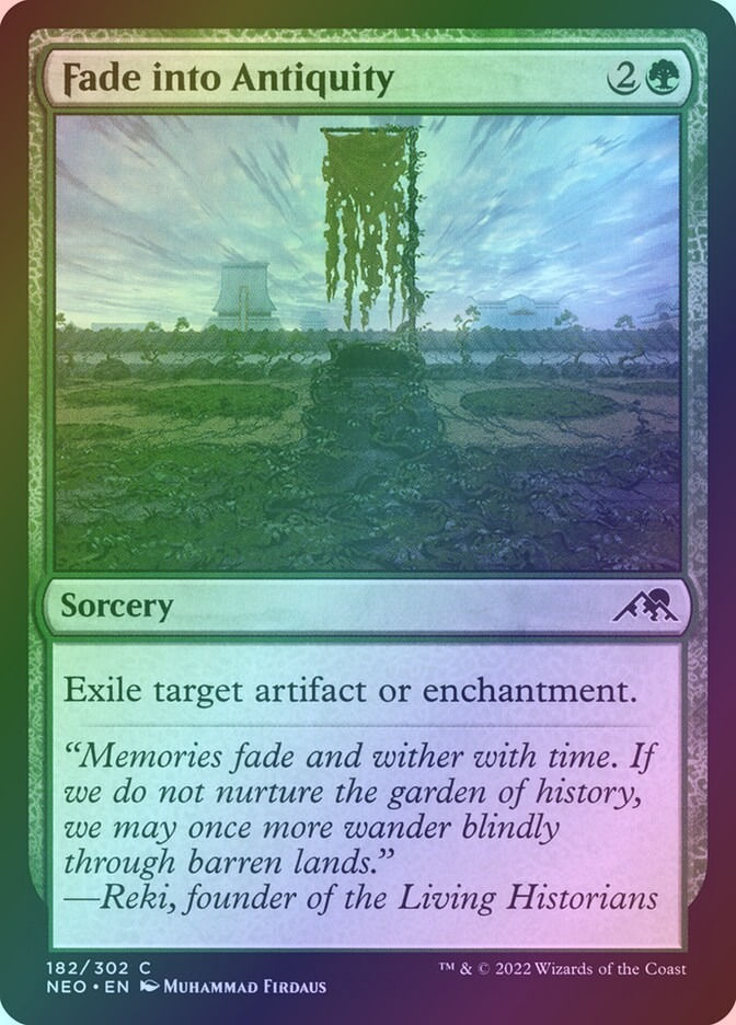 Fade into Antiquity (NEO) (182) / Foil