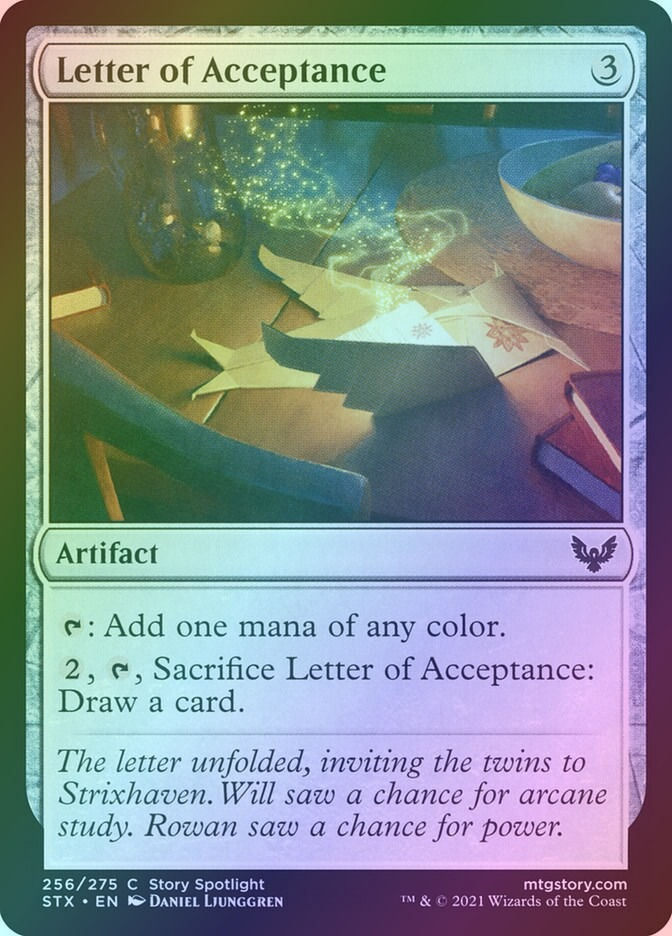 Letter of Acceptance (STX) (256) / Foil