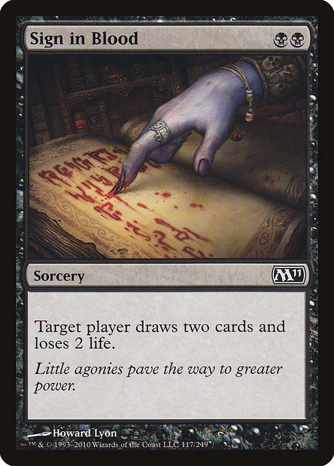 Sign in Blood (M11)