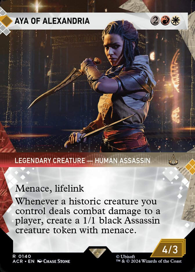 Aya of Alexandria (ACR) (140) / Borderless / Showcase