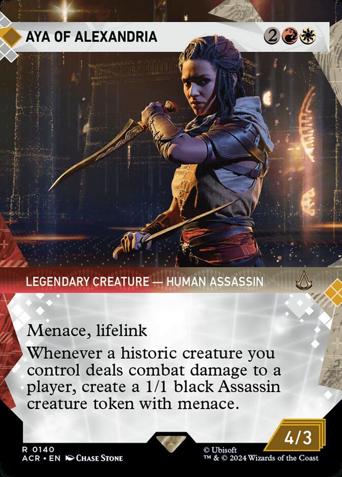 Aya of Alexandria (ACR) (140) / Borderless / Showcase