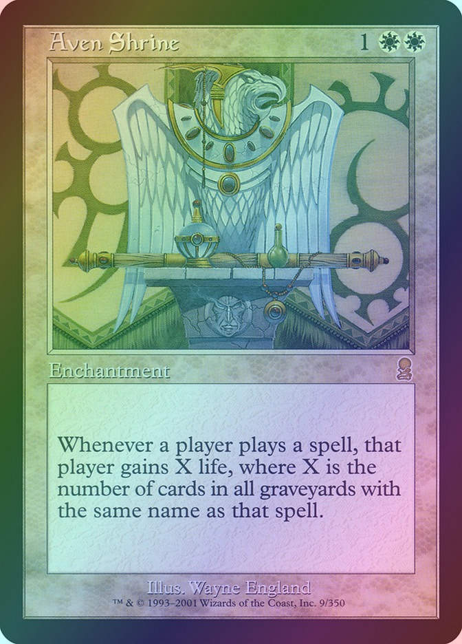 Aven Shrine (ODY) (9) / Foil