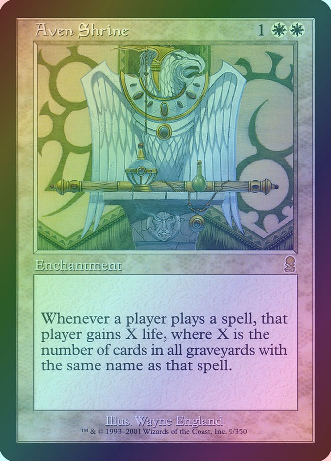 Aven Shrine (ODY) (9) / Foil