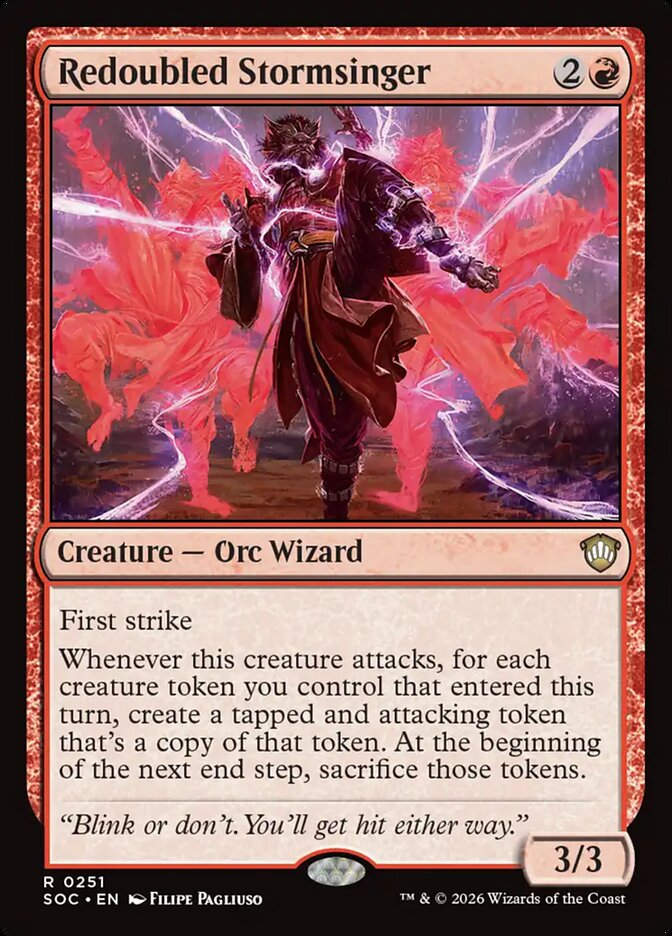 Redoubled Stormsinger (SOC) (251)