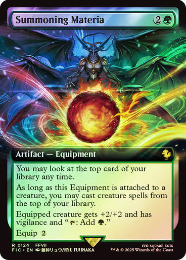 Summoning Materia (FIC) (124) / Extended Art / Foil