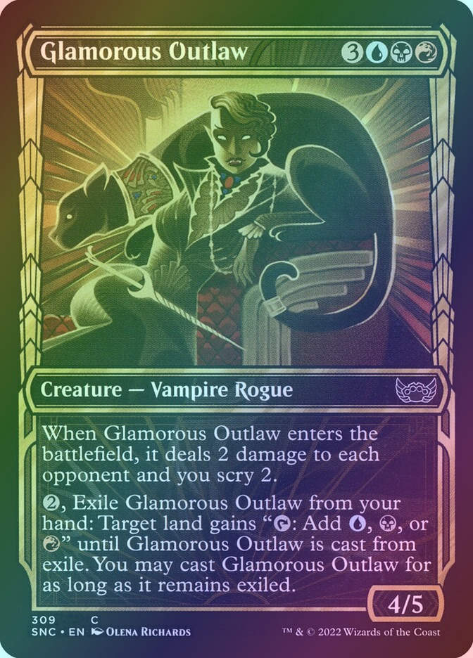 Glamorous Outlaw (SNC) (309) / Showcase / Foil