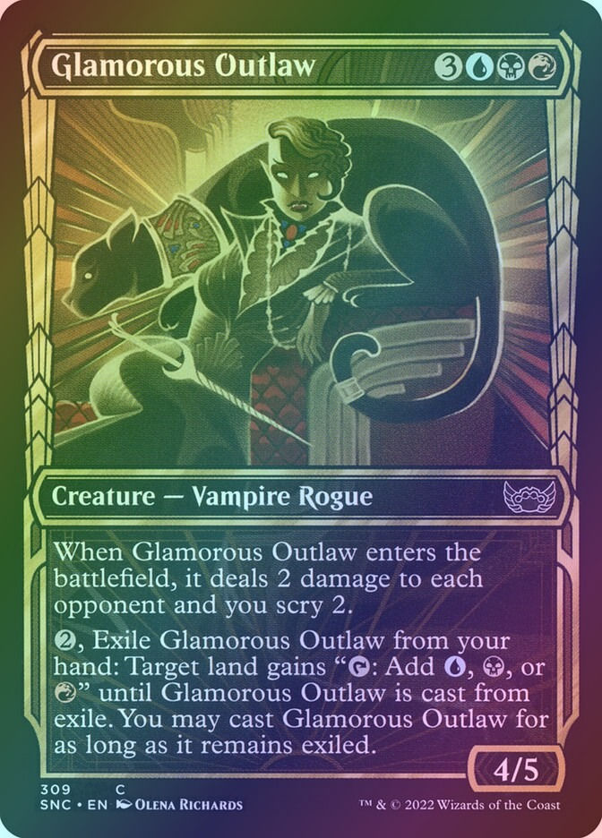 Glamorous Outlaw (SNC) (309) / Showcase / Foil
