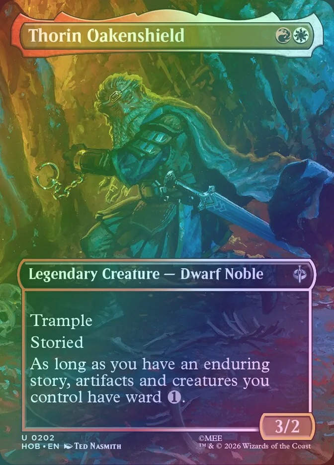 Thorin Oakenshield (HOB) (202) / Borderless / Foil