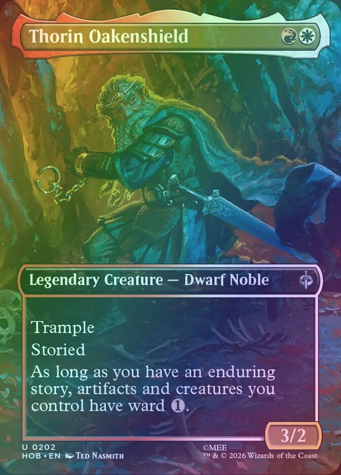 Thorin Oakenshield (HOB) (202) / Borderless / Foil