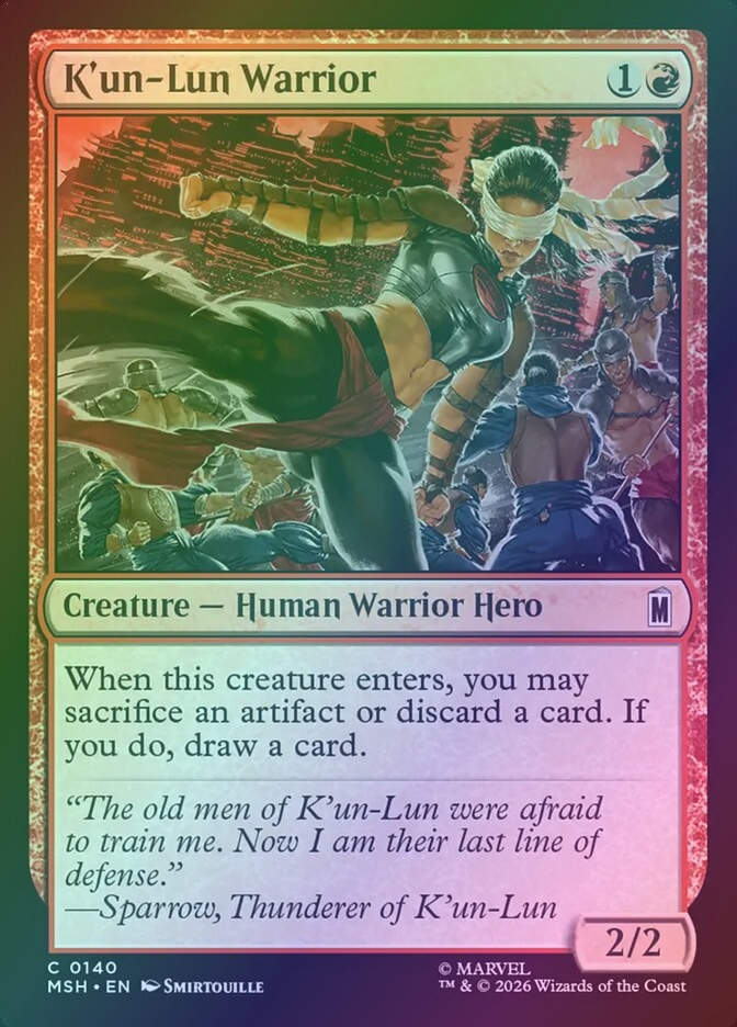 K'un-Lun Warrior (MSH) (140) / Foil