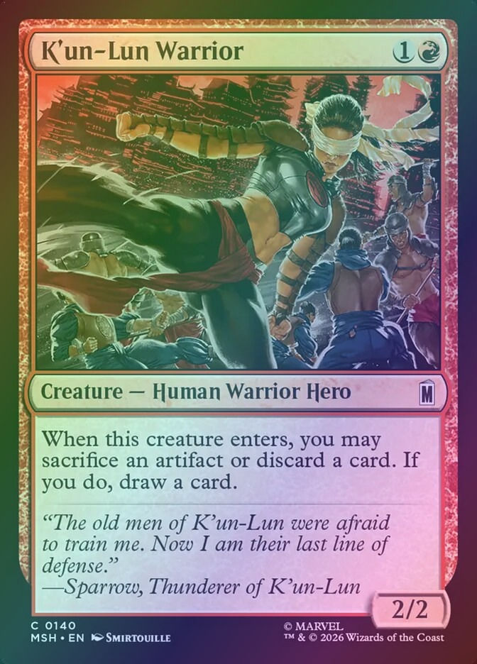 K'un-Lun Warrior (MSH) (140) / Foil