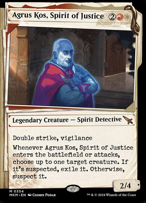 Agrus Kos, Spirit of Justice (mkm) (354) / Showcase