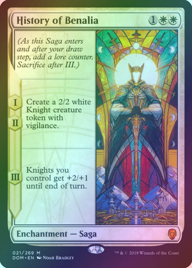 History of Benalia (PDOM) (21p) / Foil