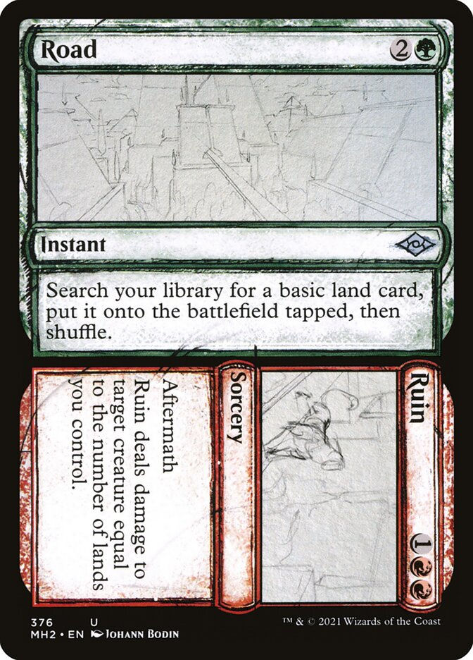 Road // Ruin (MH2) (376) / Showcase