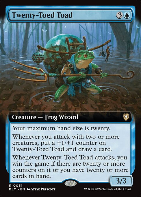 Twenty-Toed Toad (blc) (51) / Extended Art