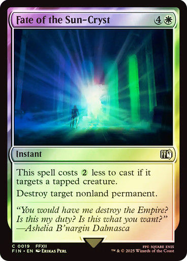 Fate of the Sun-Cryst (FIN) (19) / Foil
