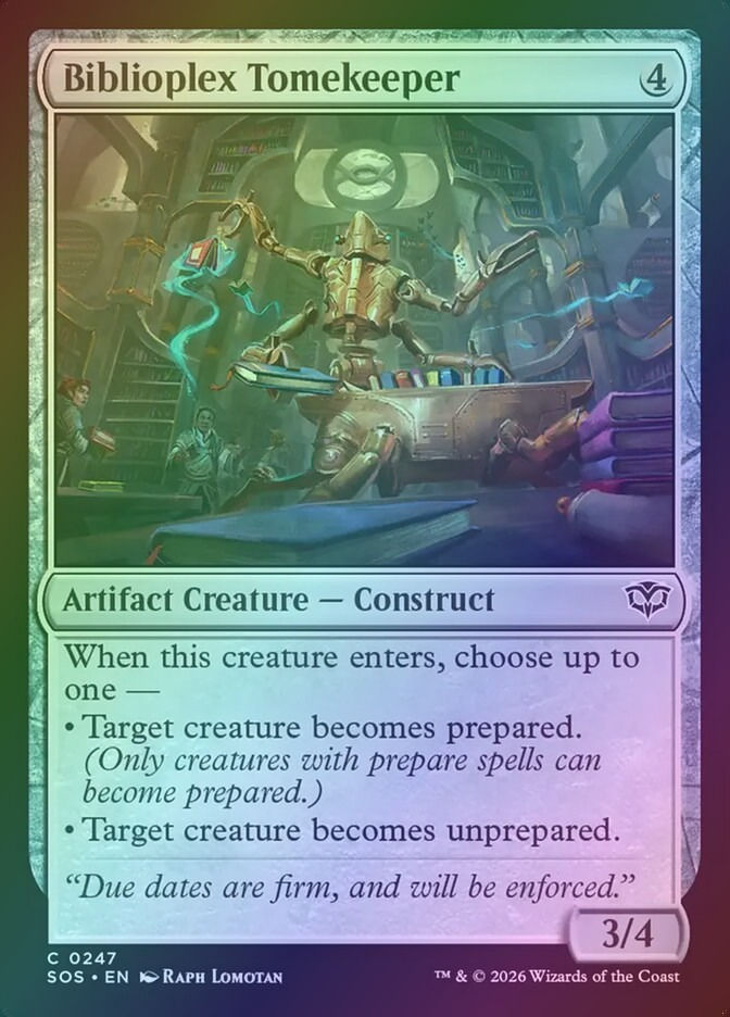 Biblioplex Tomekeeper (SOS) (247) / Foil