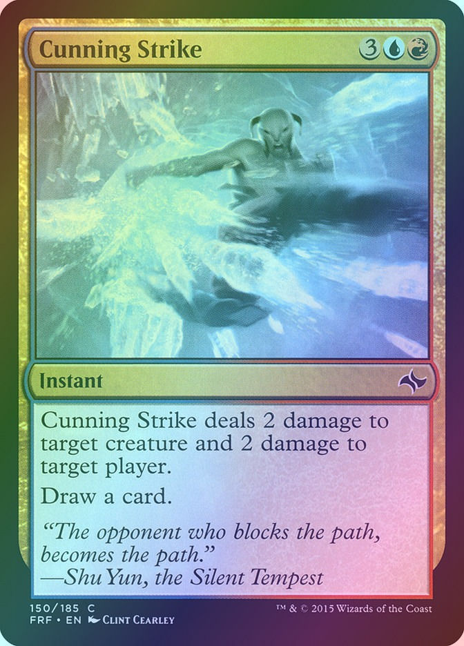 Cunning Strike (FRF) (150) / Foil