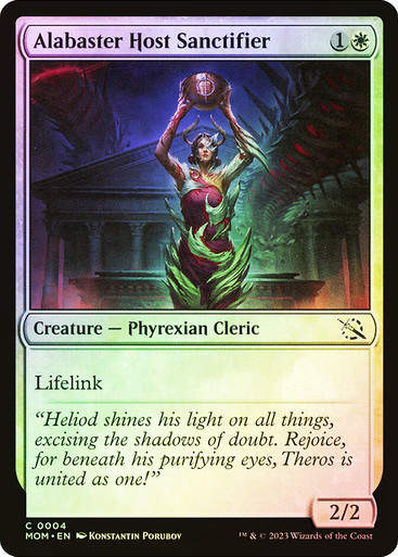 Alabaster Host Sanctifier (mom) / Foil