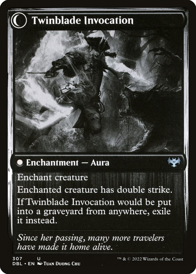 Twinblade Geist // Twinblade Invocation (DBL) (307) — cara 2 de 2