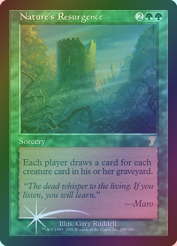 Nature's Resurgence (7ED) (259★) / Foil