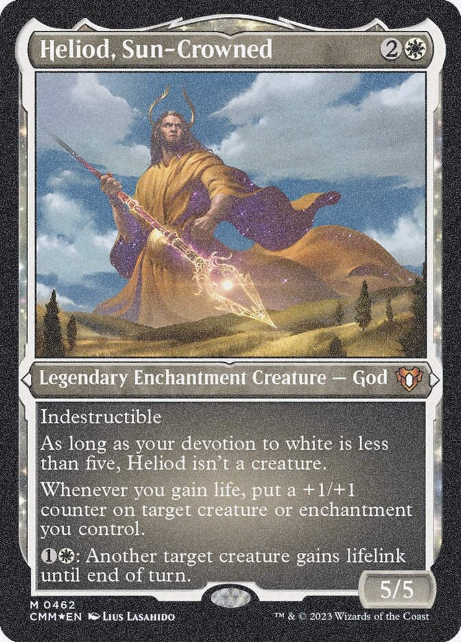 Heliod, Sun-Crowned (CMM) (462) / Foil Etched