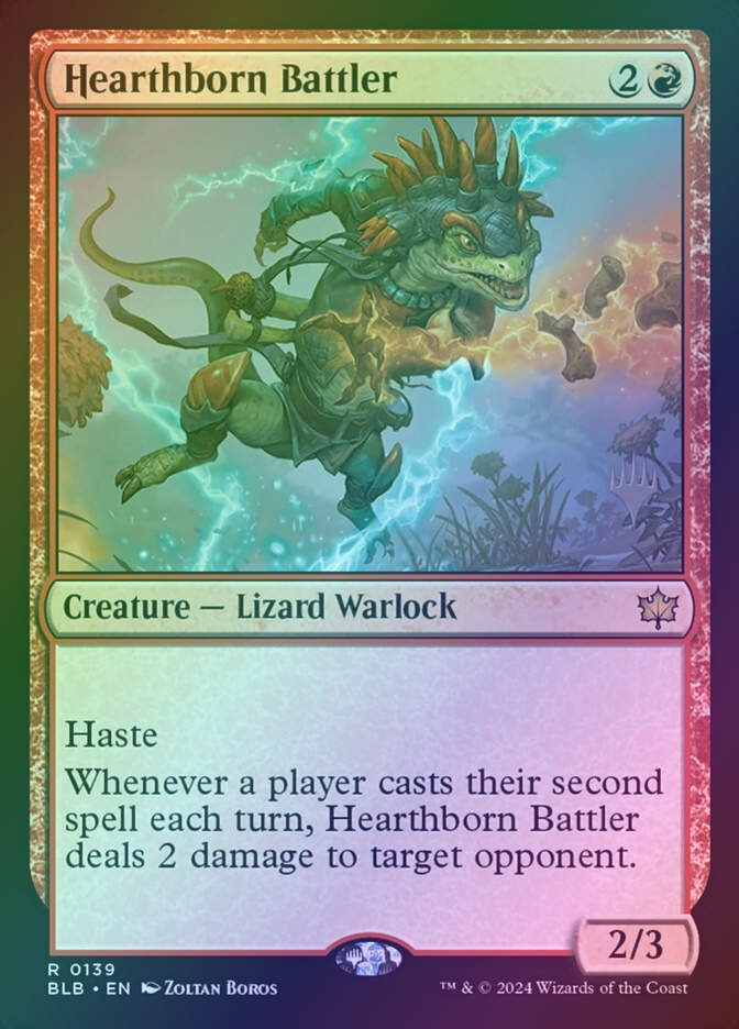 Hearthborn Battler (PBLB) (139p) / Foil