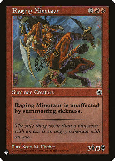 Raging Minotaur (PLST) (POR-146)