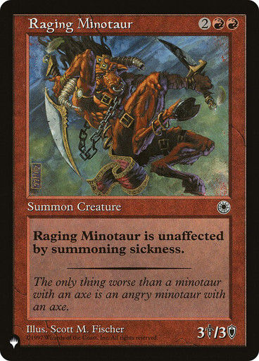 Raging Minotaur (PLST) (POR-146)