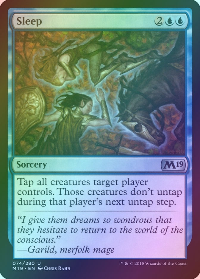 Sleep (M19) (74) / Foil