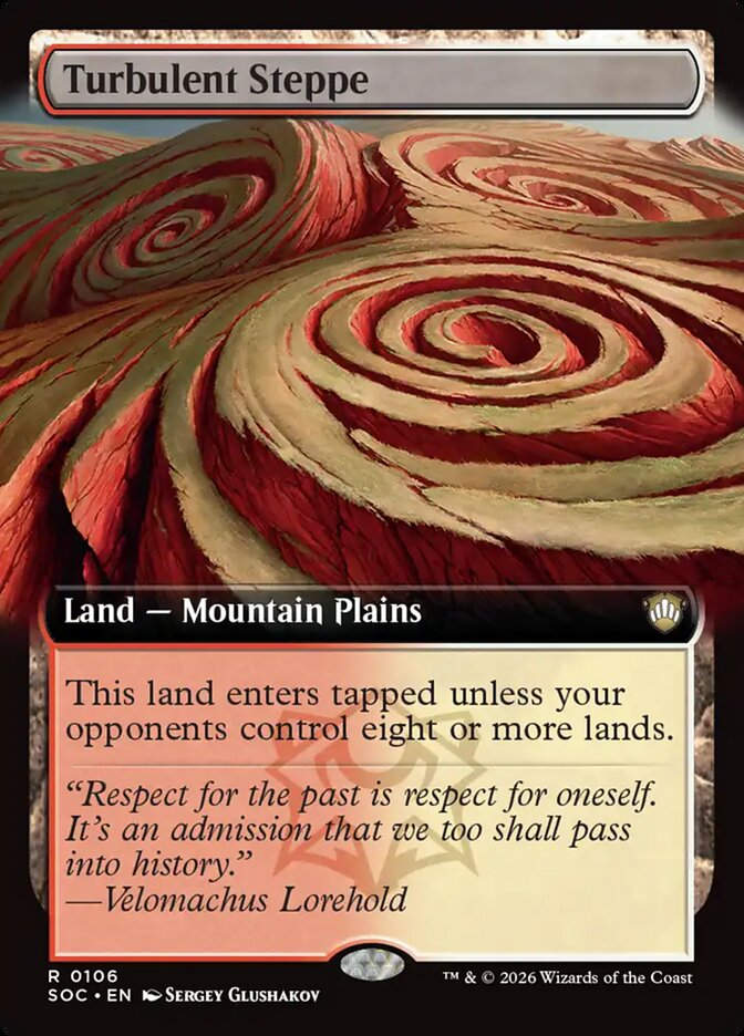Turbulent Steppe (SOC) (106) / Extended Art