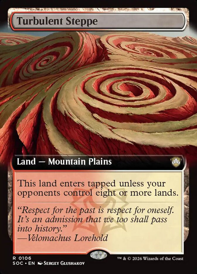 Turbulent Steppe (SOC) (106) / Extended Art