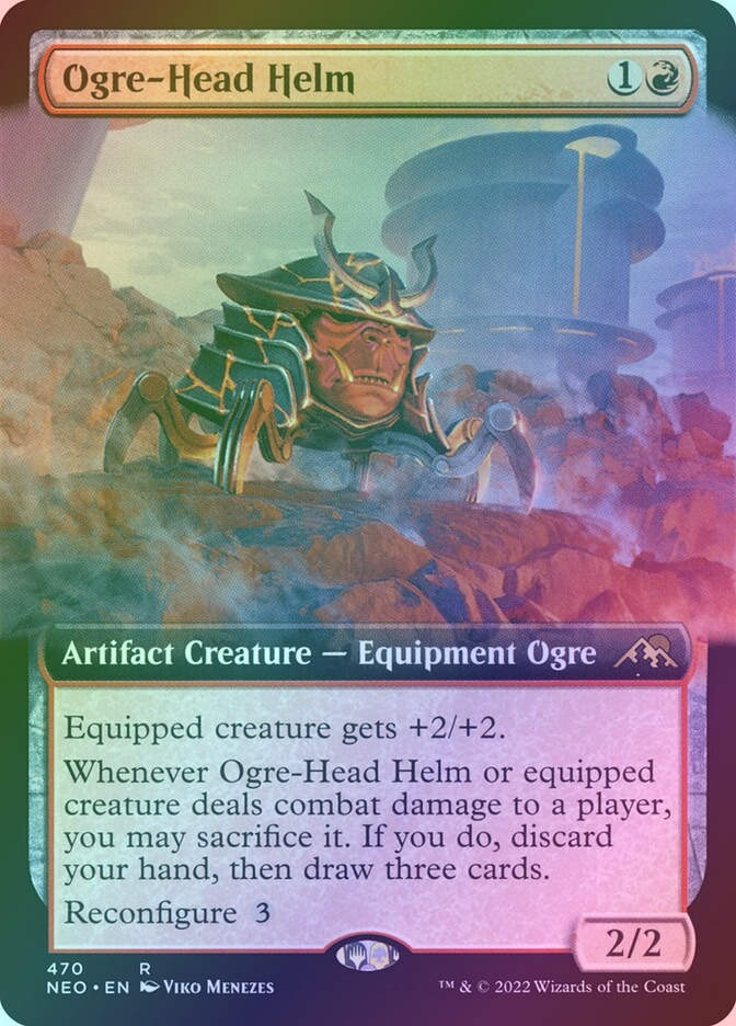 Ogre-Head Helm (NEO) (470) / Extended Art / Foil