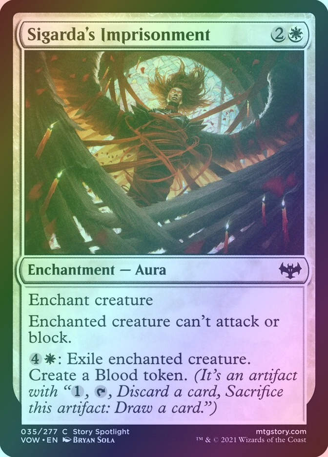 Sigarda's Imprisonment (VOW) (35) / Foil