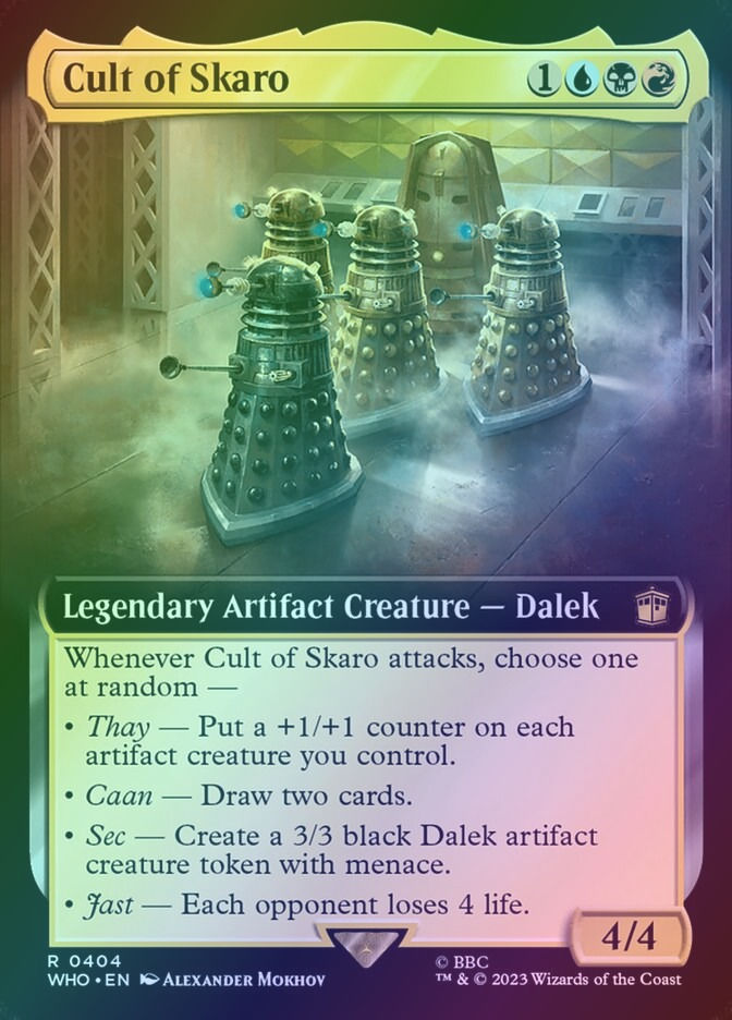 Cult of Skaro (WHO) (404) / Extended Art / Foil