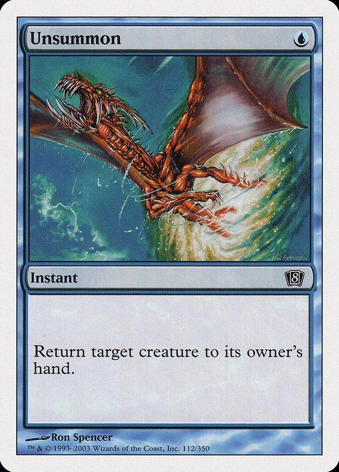 Unsummon (8ED) (112)